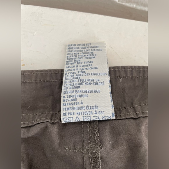 Plus Size Khaki Cargo Short Shorts - Picture 7 of 7